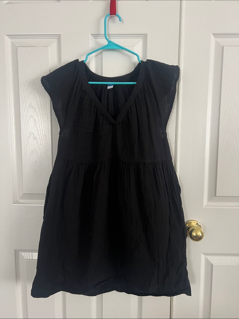 Old Navy Black Dress with Blue Label